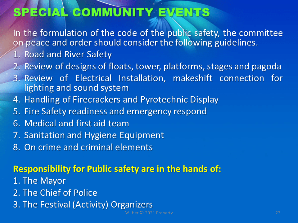 Police Plans and Operations Part 2 WILBER