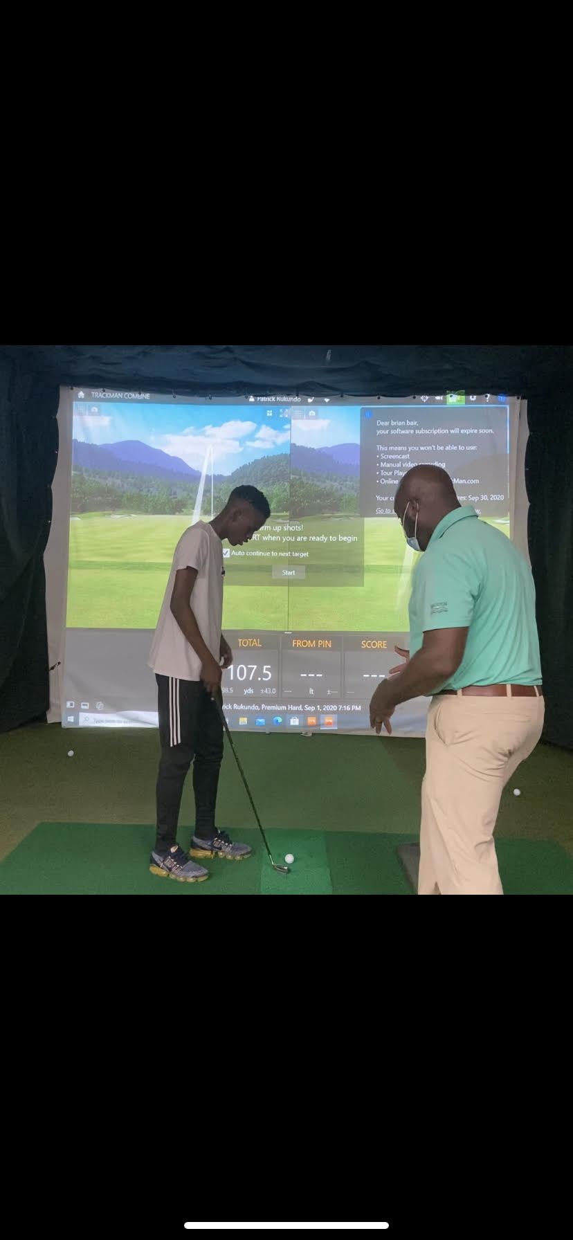 Wilberforce Golf Gets a Boost Wilberforce University