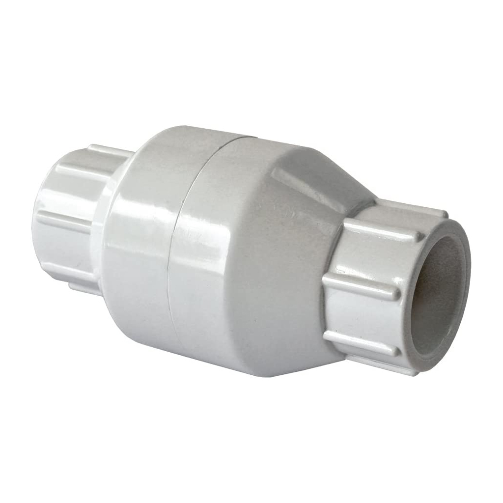 1" PVC Swing Check Valve S x S Alberta Wilbert Sales