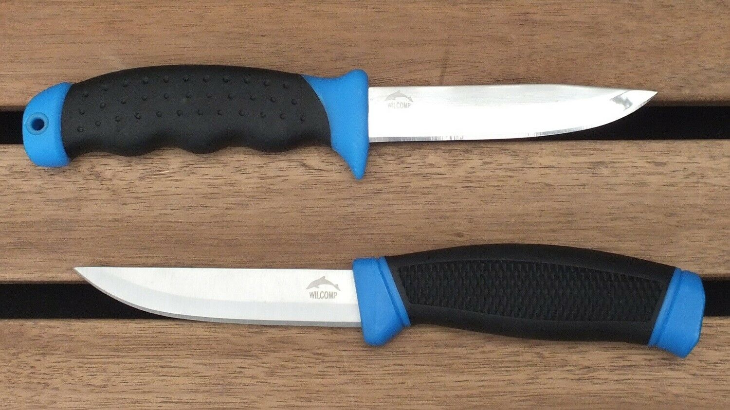 Two Stainless Steel Fishing Fillet Bait Knives 4” WILFK38