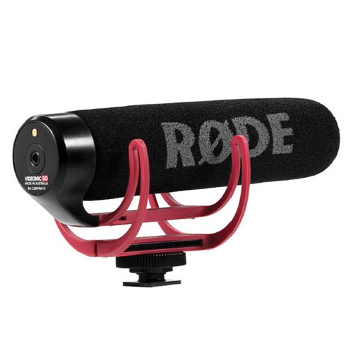 RØDE VideoMic GO Lightweight OnCamera Microphone Wilcox Sound and