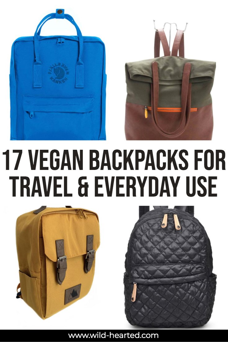 Vegan Backpack Brands for Everyday Use + Travel