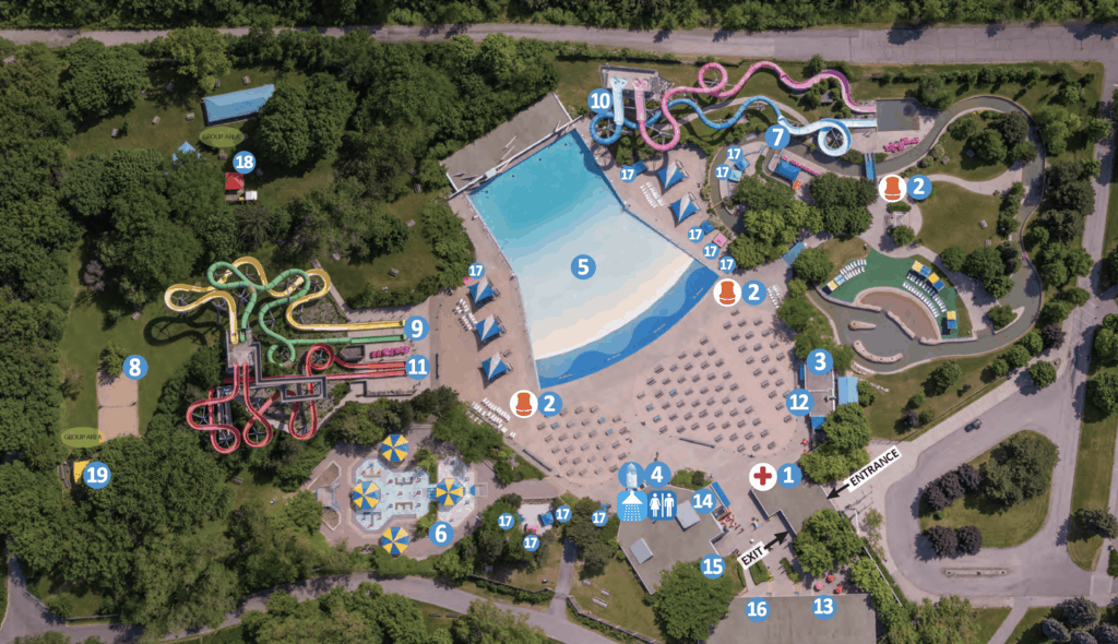 Map of Wild Waterworks Wild Waterworks