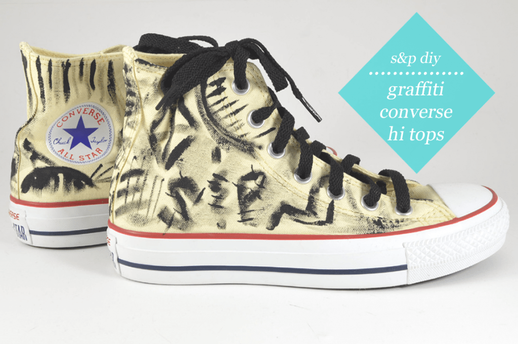 diy Graffiti Converse Hi Tops