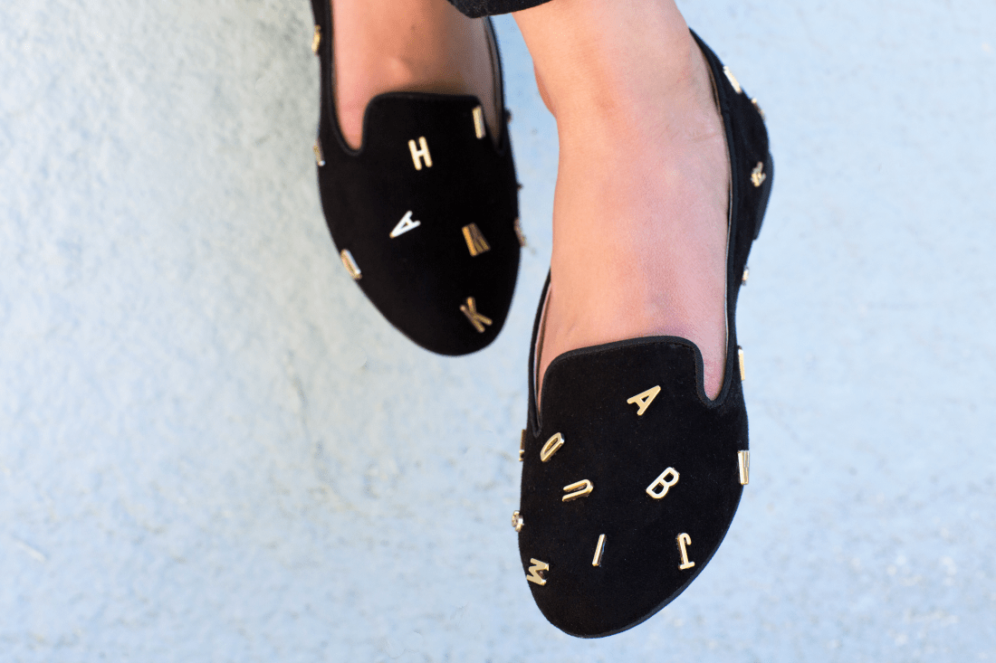 DIY Alphabet Shoes (Inspired by Jeffrey Campbell)