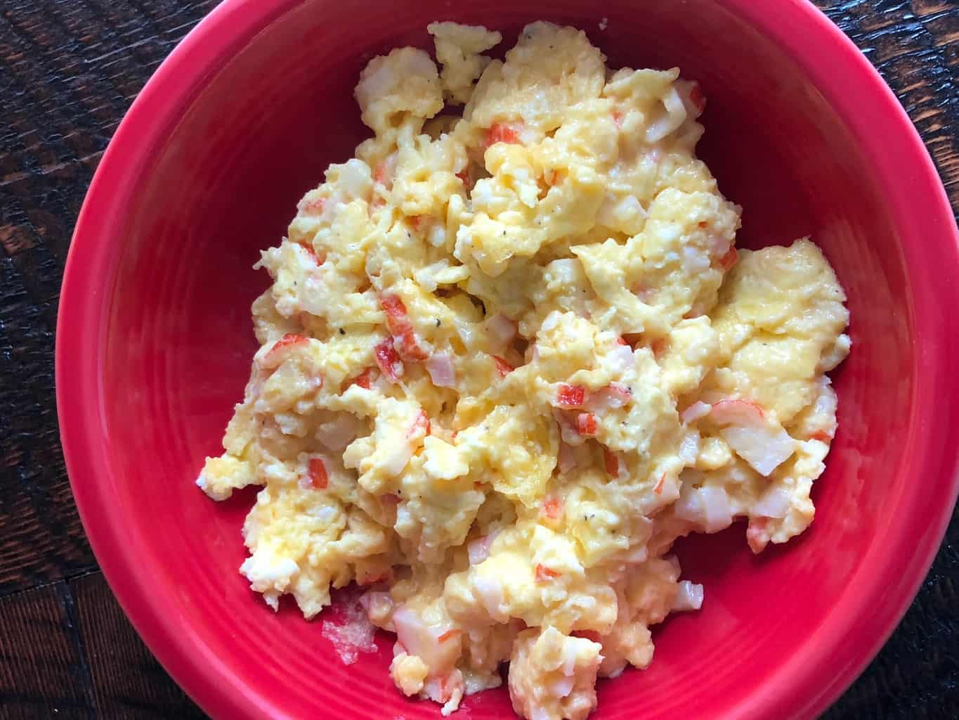 Scrambled Eggs With Crab 'wild and three website'