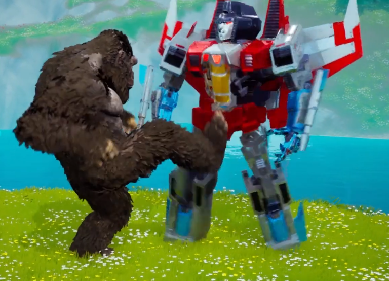 Gorilla vs Airplane Transformer Battle of Giants Wild Animals