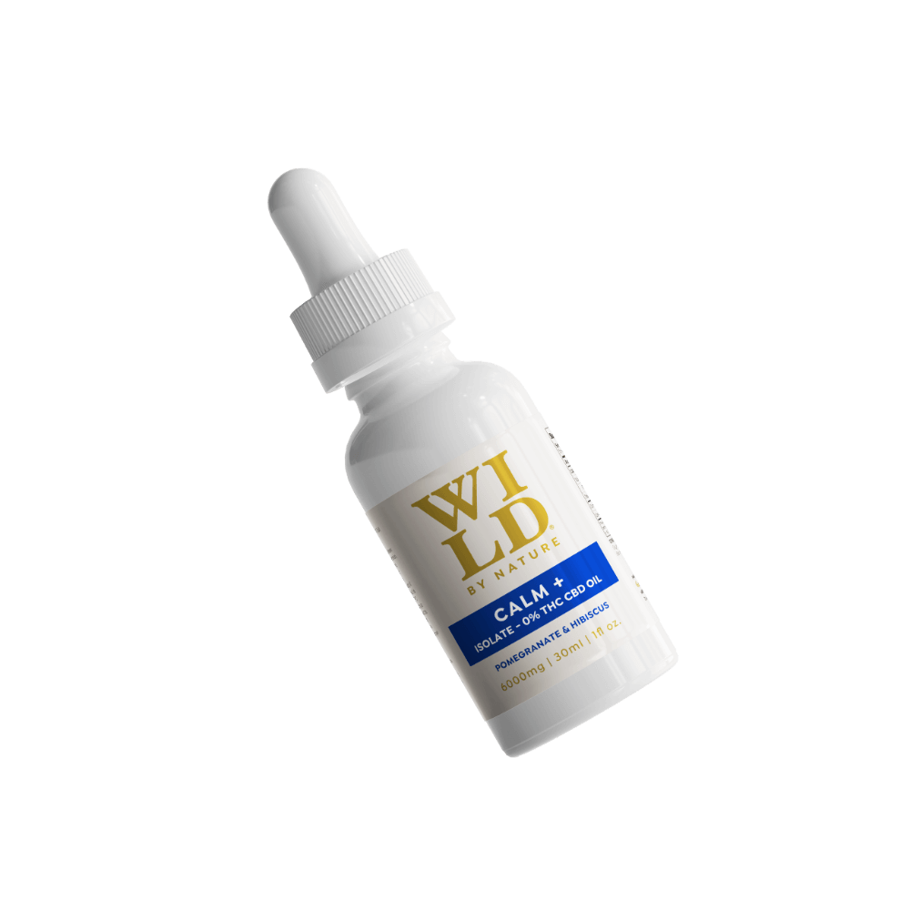 CALM+ Isolate CBD tincture 6000mg/30ml (200mg/ml) Wild By Nature CBD