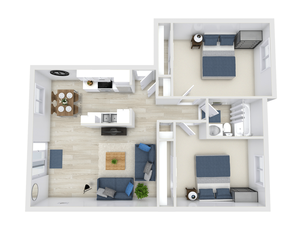 1, 2, 3, & 4 Bedroom Student Apartments in Chico, CA Wildcat Crossing