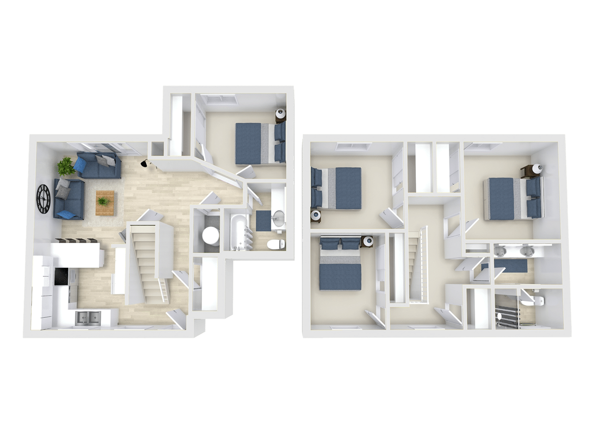 1, 2, 3, & 4 Bedroom Student Apartments in Chico, CA Wildcat Crossing