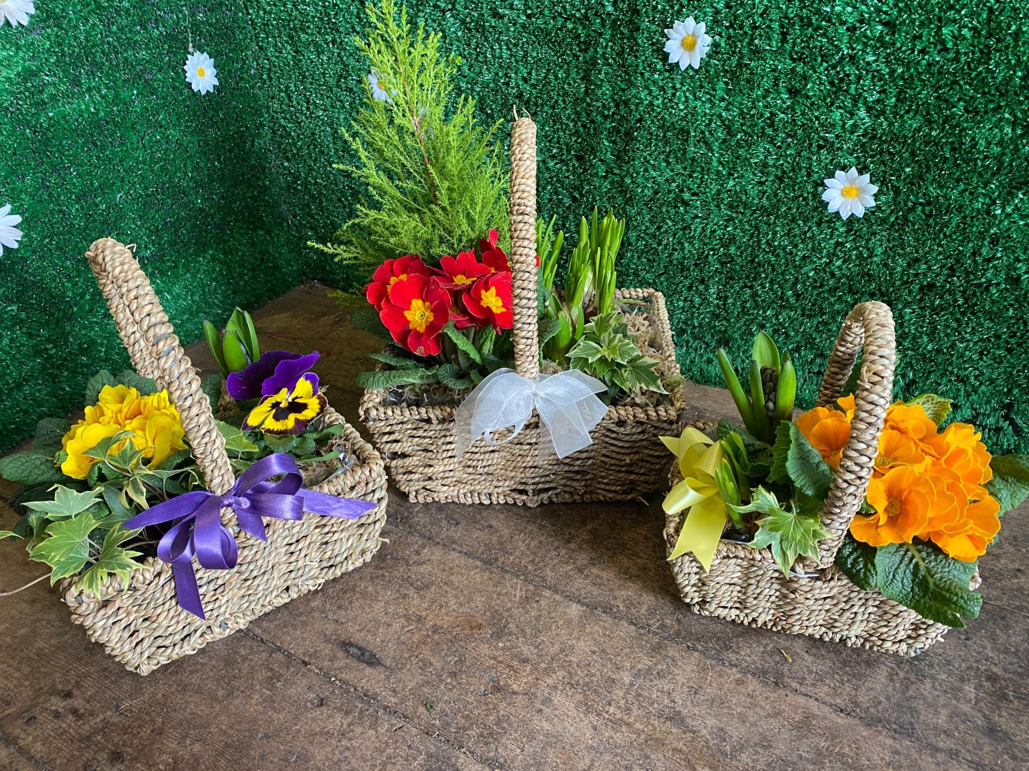 Spring Basket Wild Daisy Florist