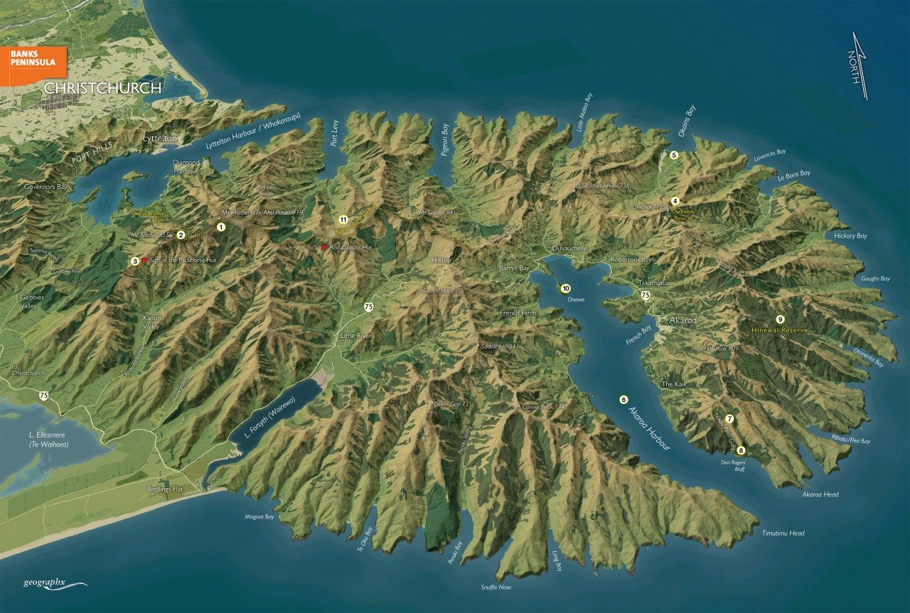 11 trips on Banks Peninsula, Canterbury Wilderness Magazine