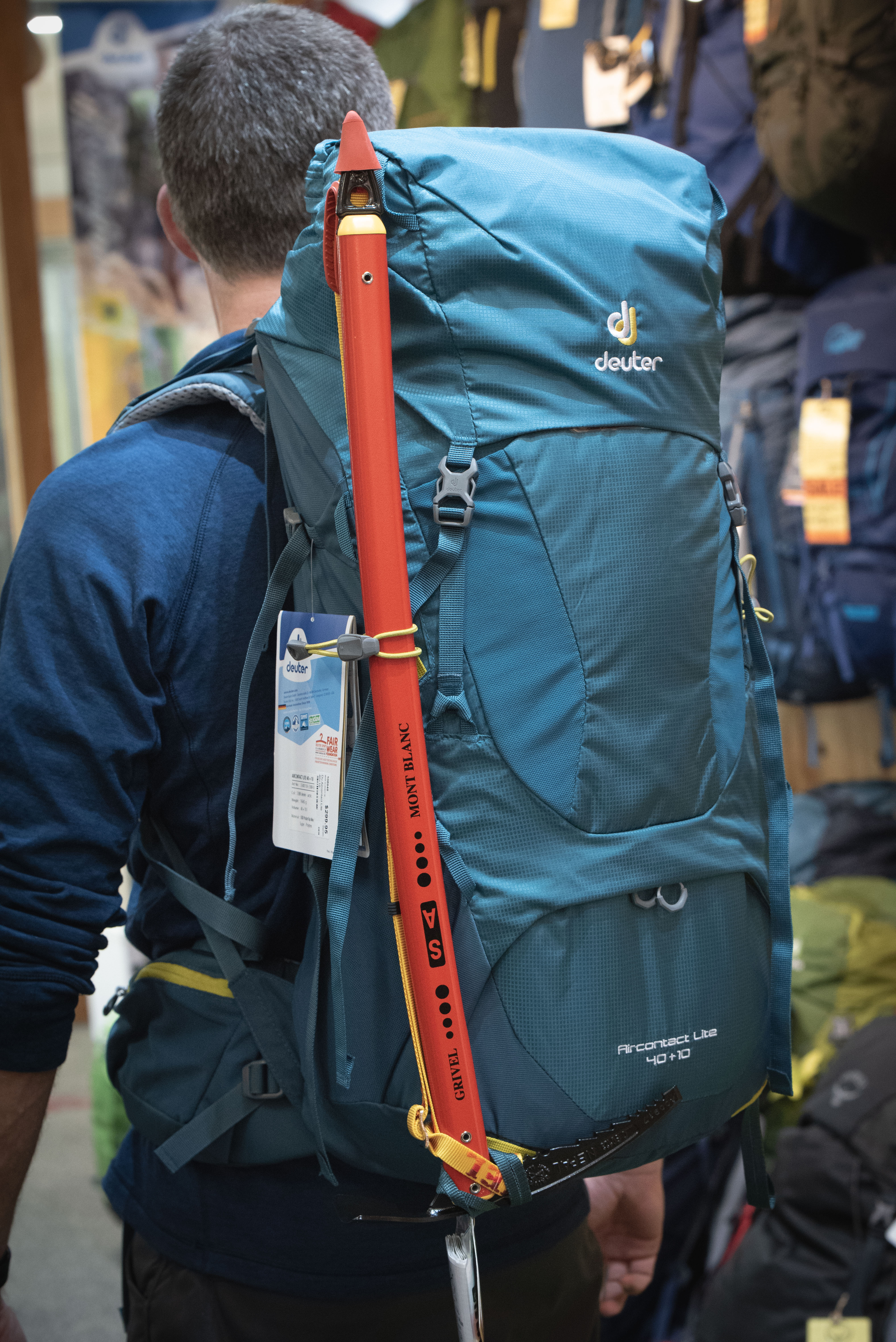 Attaching an ice axe to your pack Wilderness Magazine