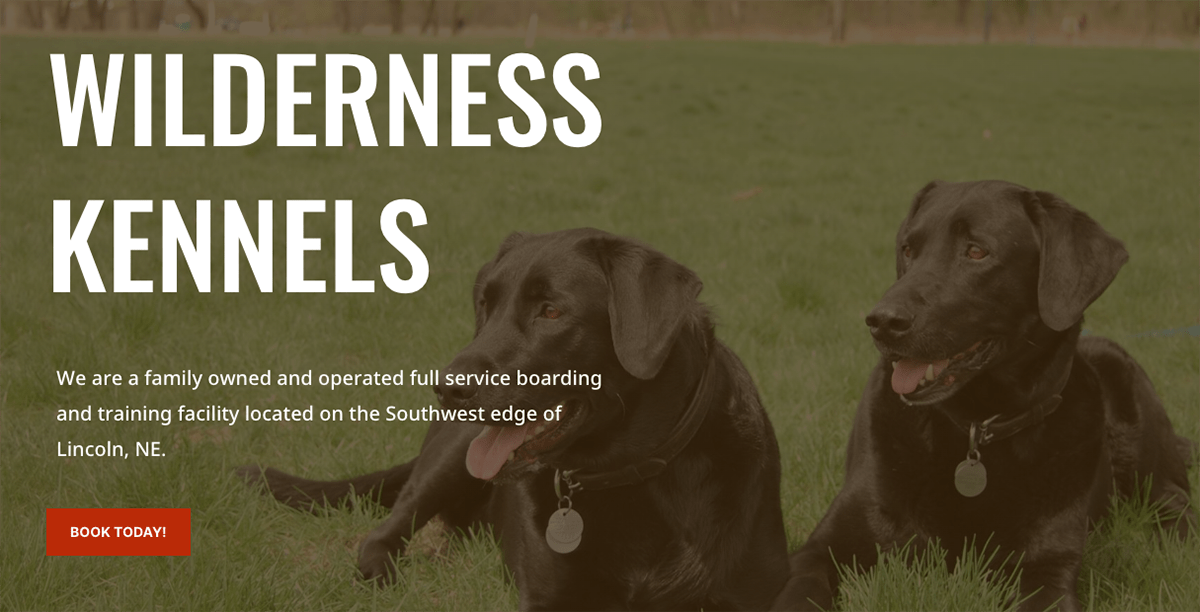 Home Wilderness Kennels Boarding and Training Facility in Southwest Lincoln