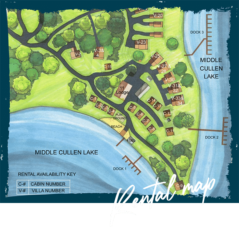 Nisswa MN Resorts Wilderness Point Resort on Cullen Lake