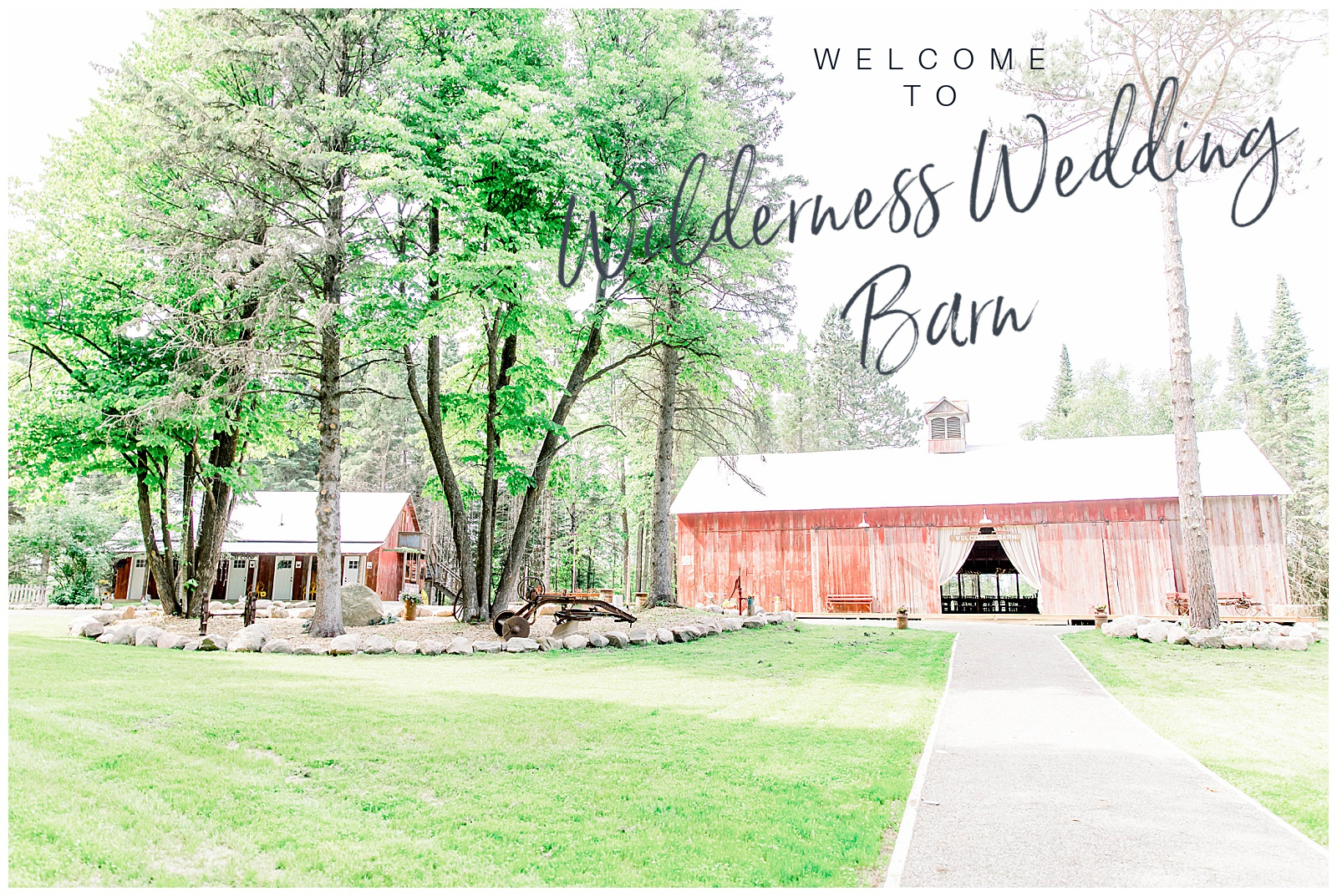 Wilderness Wedding Barn It's magical!