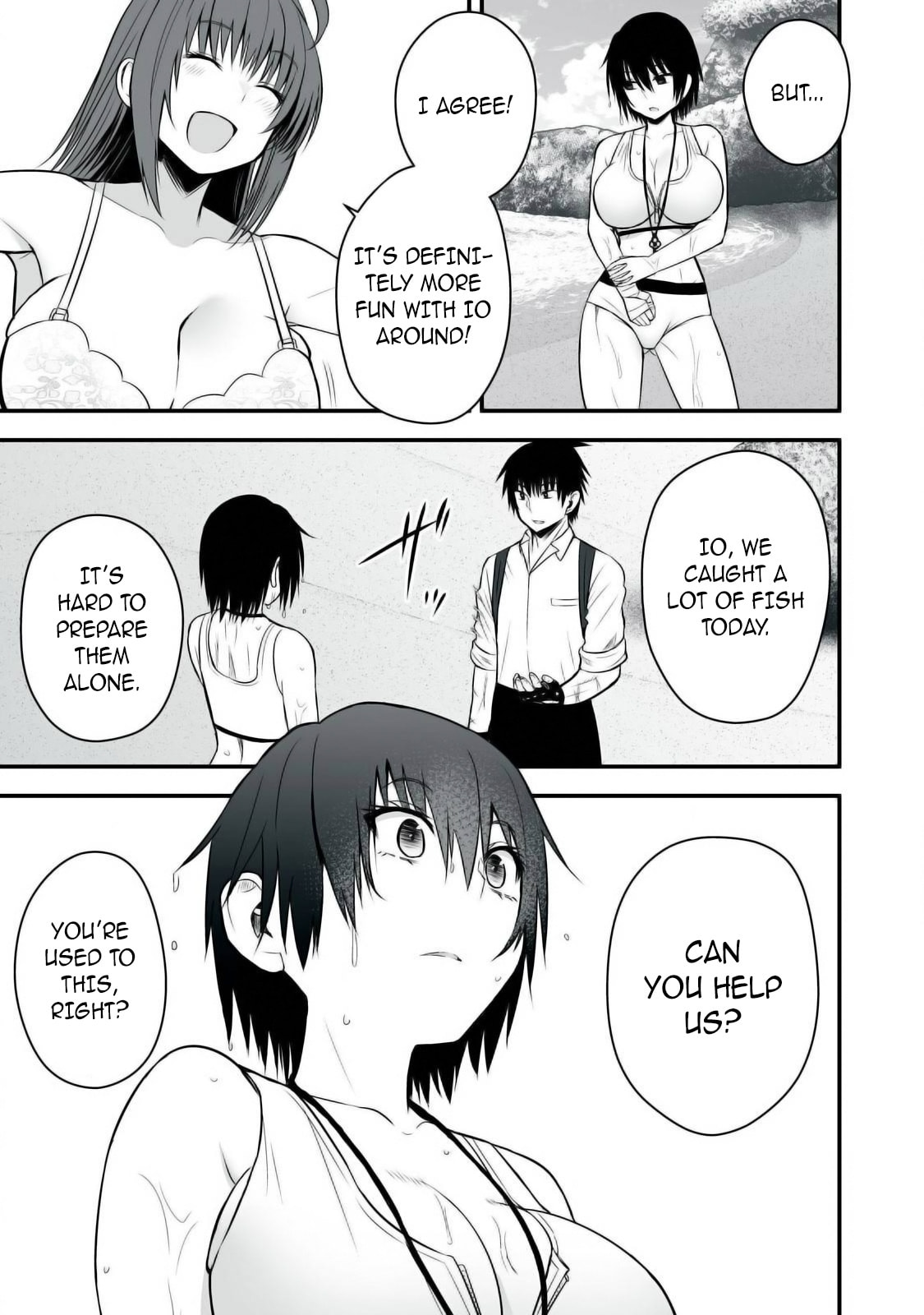 I’ll Live on an Uninhabited Island With Four Beautiful Girls~ – Chapter 35 page 15