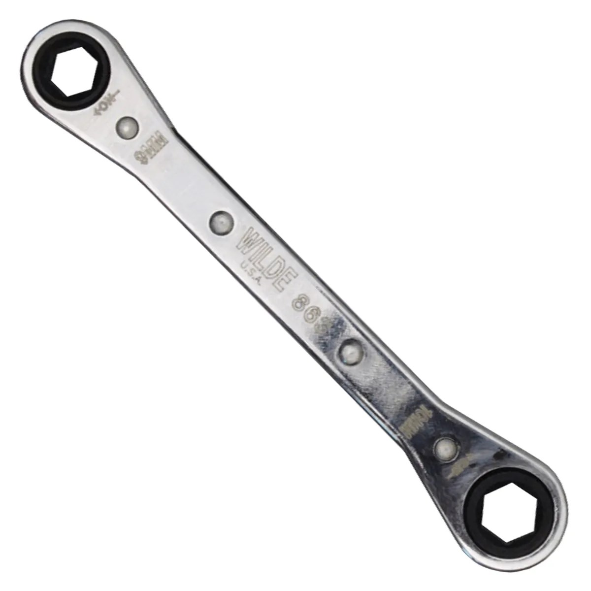 Metric Ratchet Box Wrench 19mm x 21mm, 868 Wilde Tool