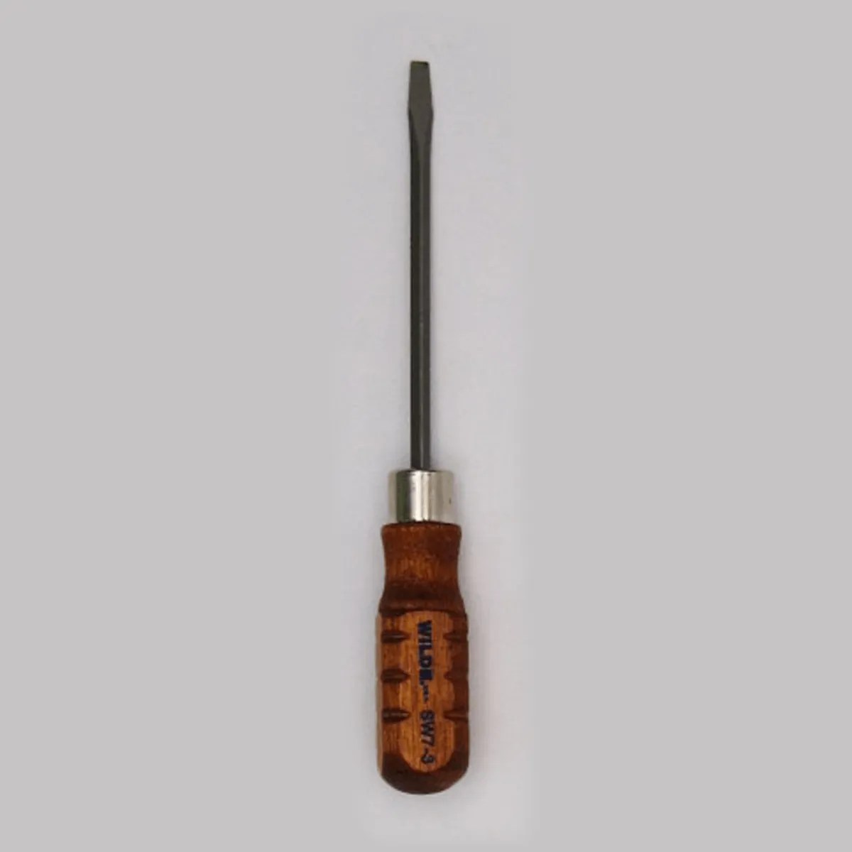 Wood Handle Screwdriver Slotted, 1/8″ Bit, 3″ OAL SW73 Wilde Tool