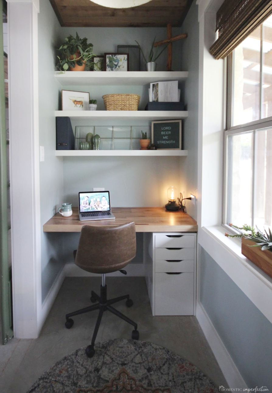 Our Tiny Home Office Reveal! Wildfire Interiors
