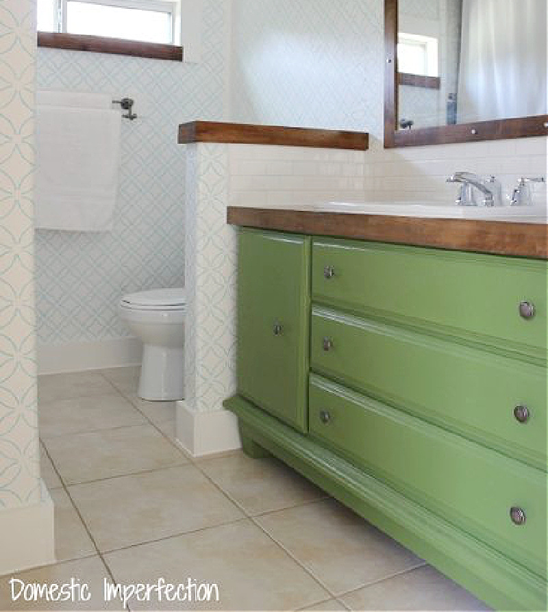 How to Turn a Dresser into a Bathroom Vanity Wildfire Interiors