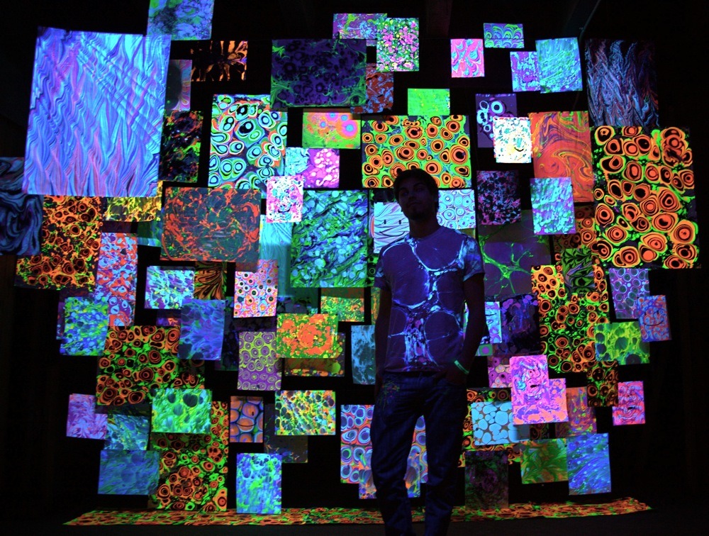 Introducing Our First Featured UV Blacklight Artist Wildfire Lighting