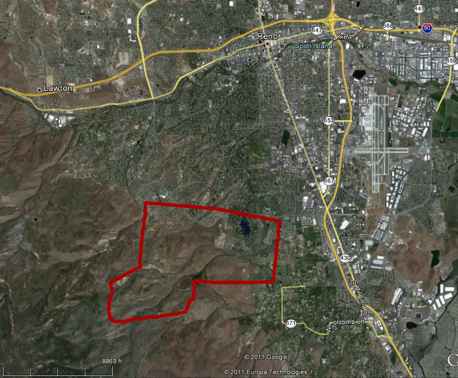 Fire Map Reno Nv Map Caughlin fire Reno 11202011 Wildfire Today