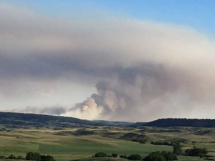 Wyoming Douglas Fire southwest of Sundance Wildfire Today