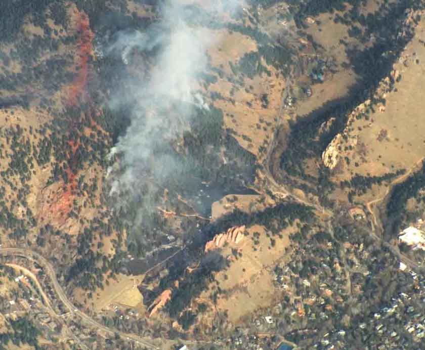 Sunshine Fire near Boulder, Colorado Wildfire Today