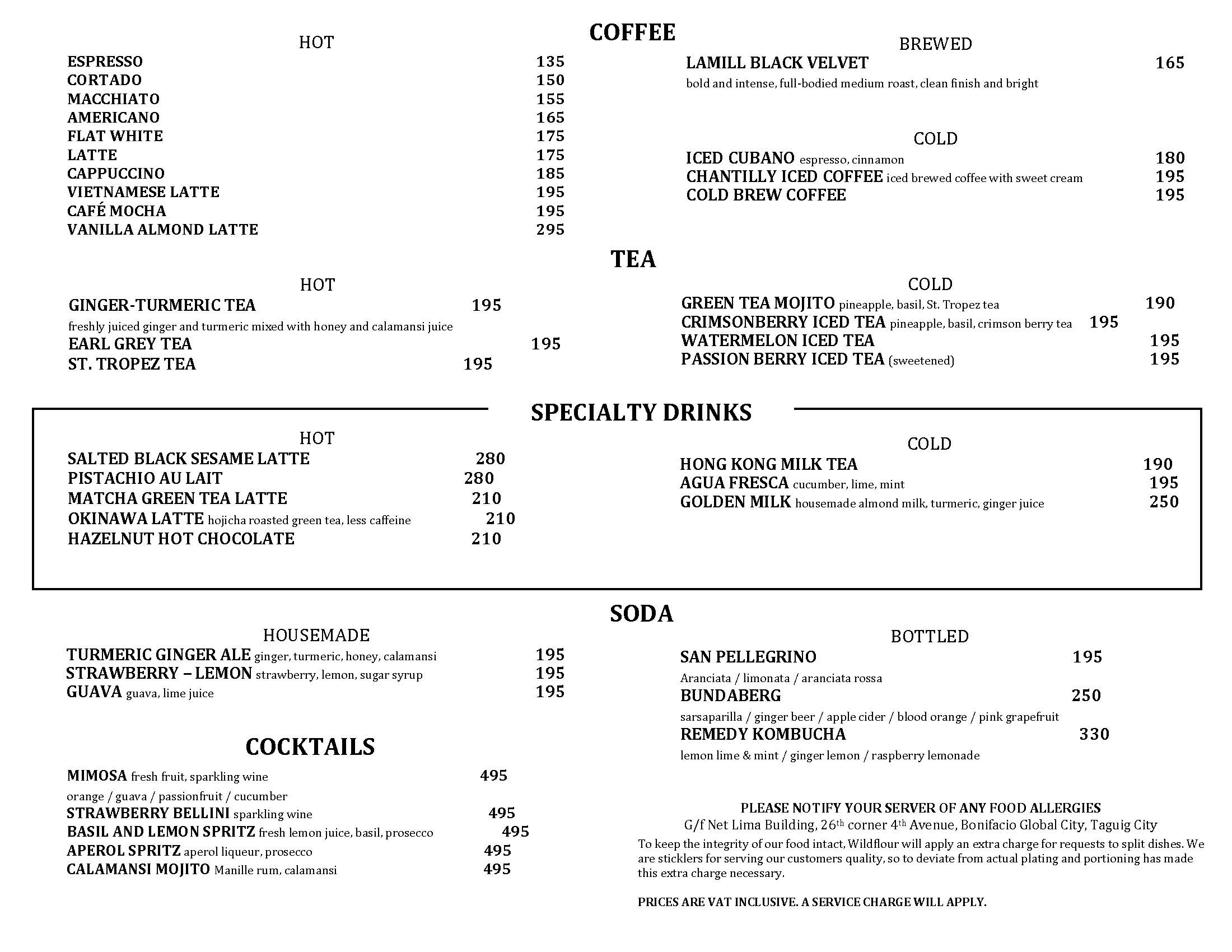 Wildflour Café + Bakery Wildflour Restaurant