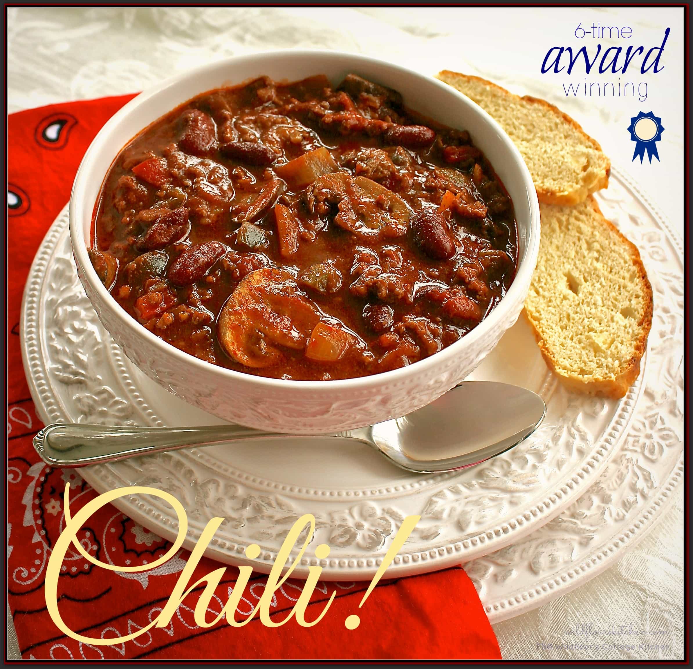 6Time Award Winning Chili! Wildflour's Cottage Kitchen
