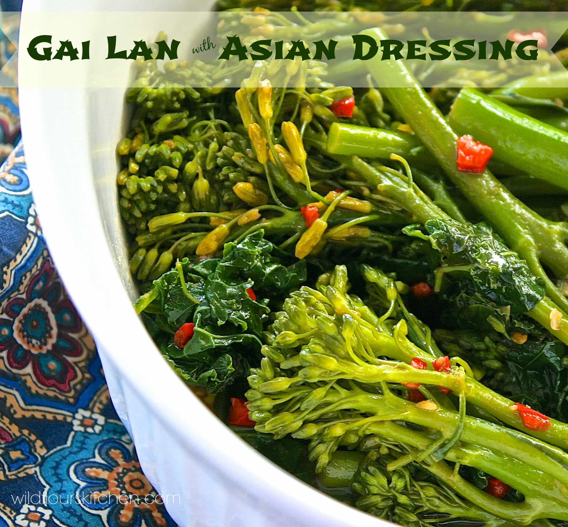 Mongolian Beef and Gai Lan The Secret Recipe Club Wildflour's