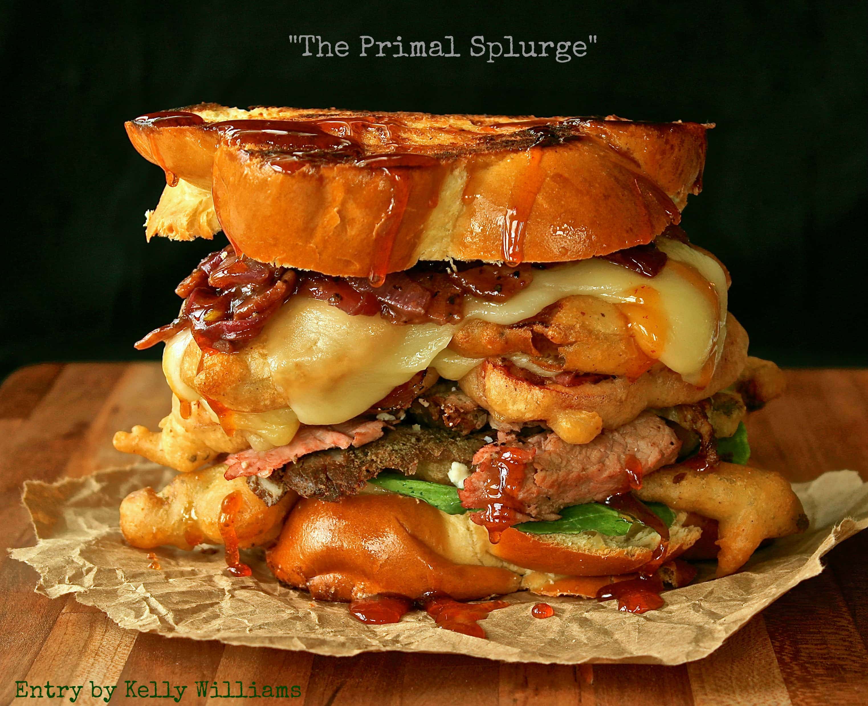 "The Primal Splurge" Grilled Cheese Wildflour's Cottage Kitchen