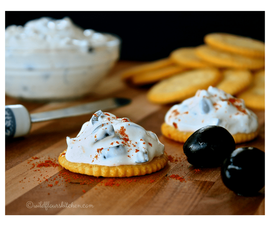 Cream Cheese Garlic & Onion Black Olive Dip Wildflour's Cottage Kitchen