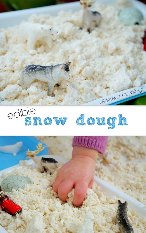 Edible Snow Dough Wildflower Ramblings