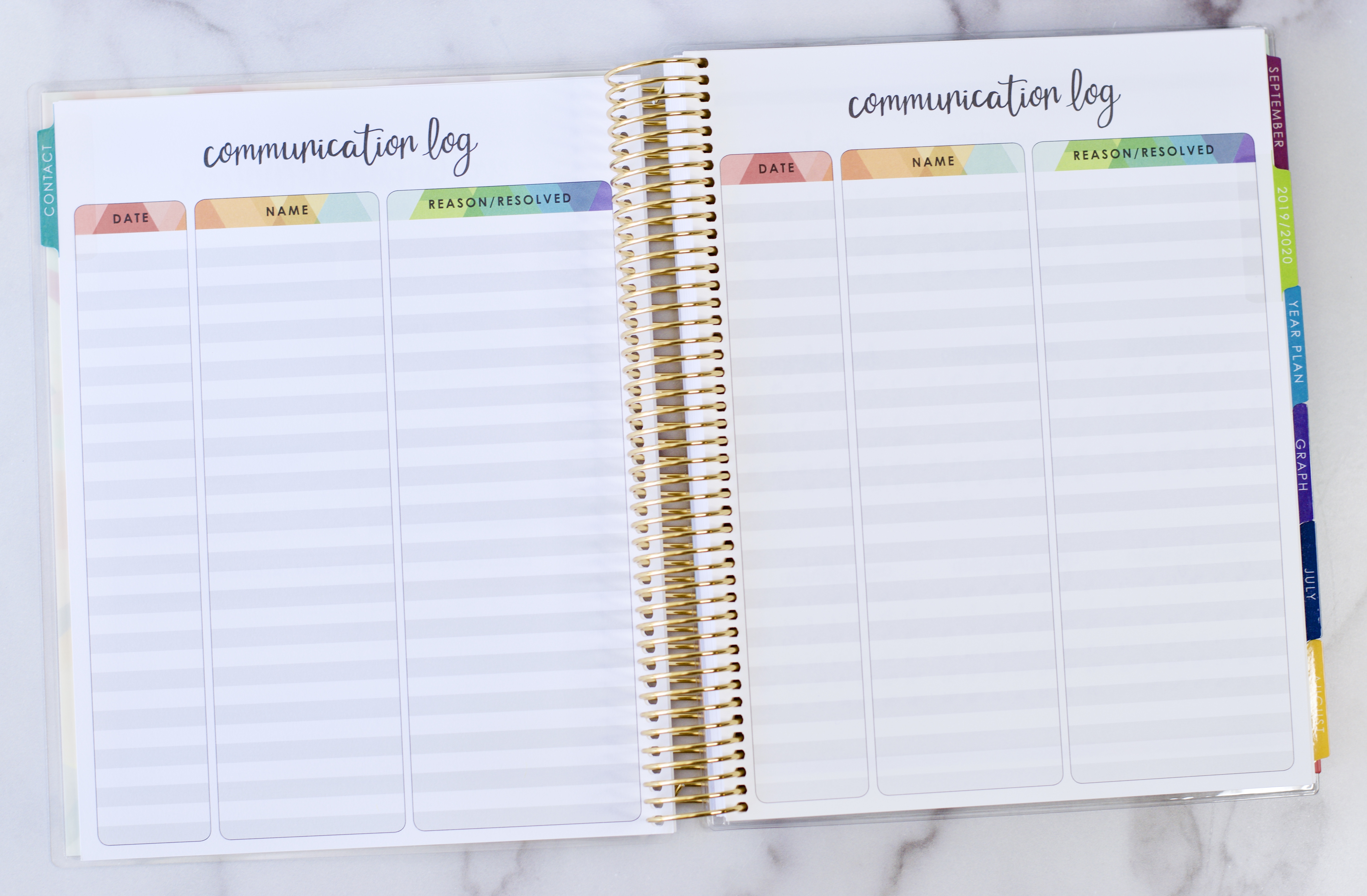 Erin Condren Teacher Planner 2019/2020 A Review Wildflowers and