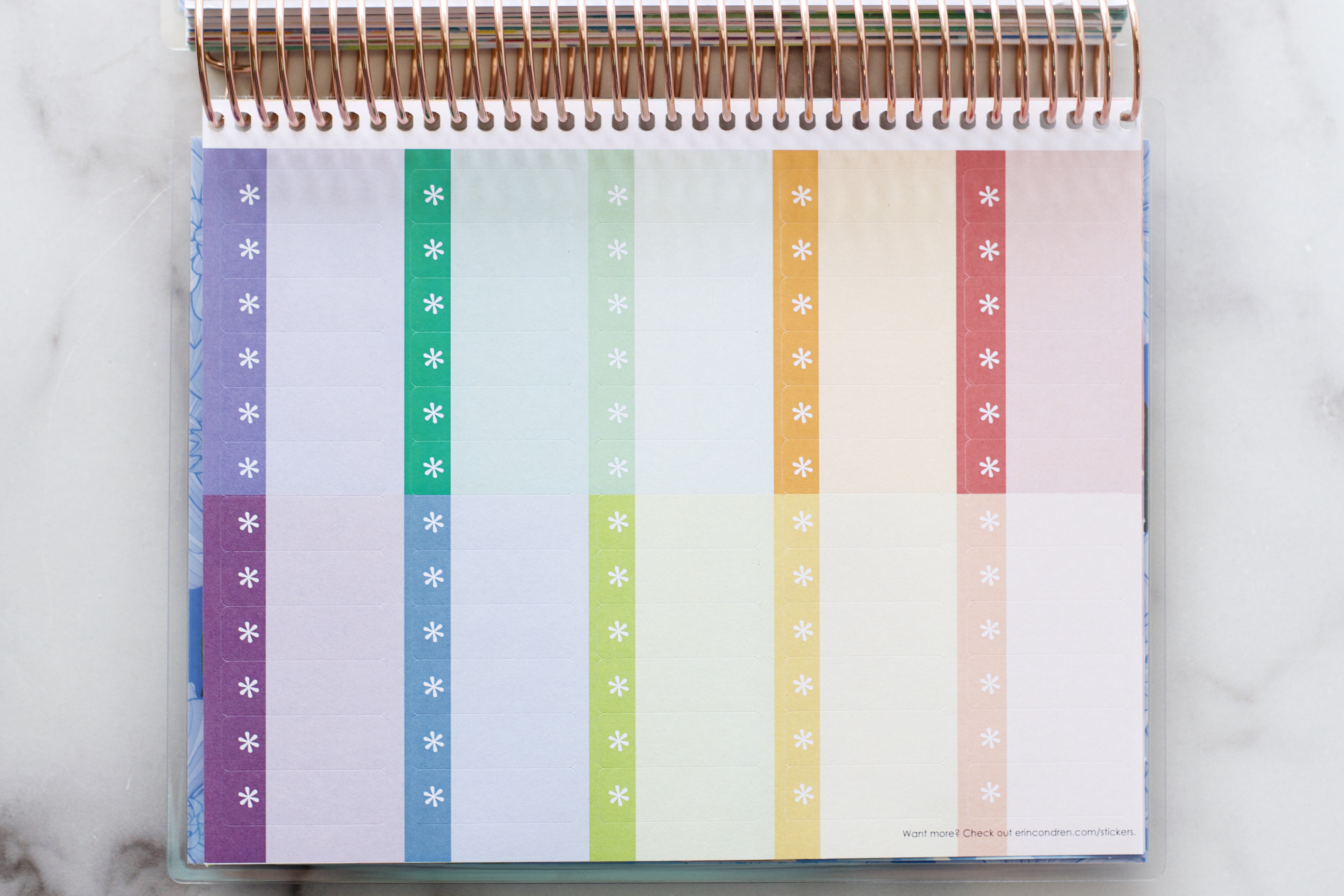 Erin Condren Deluxe Monthly Planner Review Wildflowers and Marbles