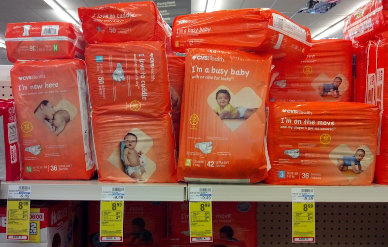 CVS Diapers Jumbo Packs Just 3.99!