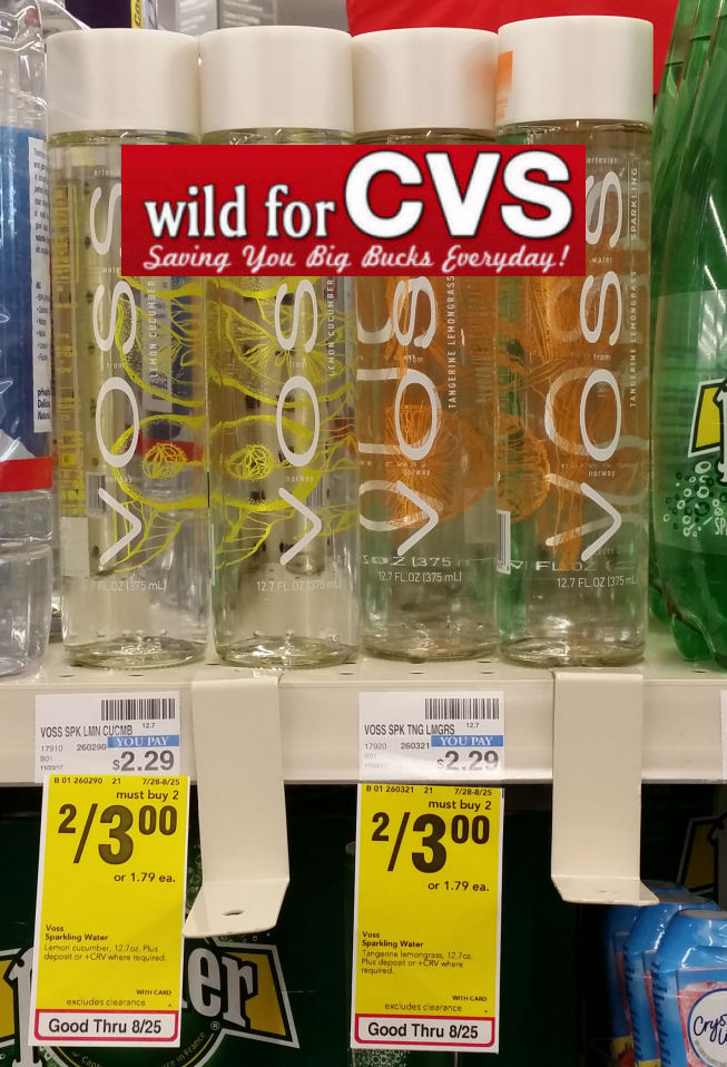 Voss Sparkling Waters 75¢ Each!