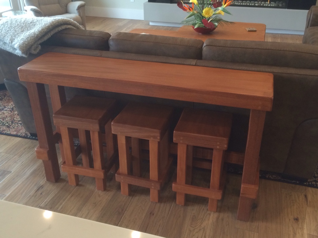 Couch Table With Stools Photos