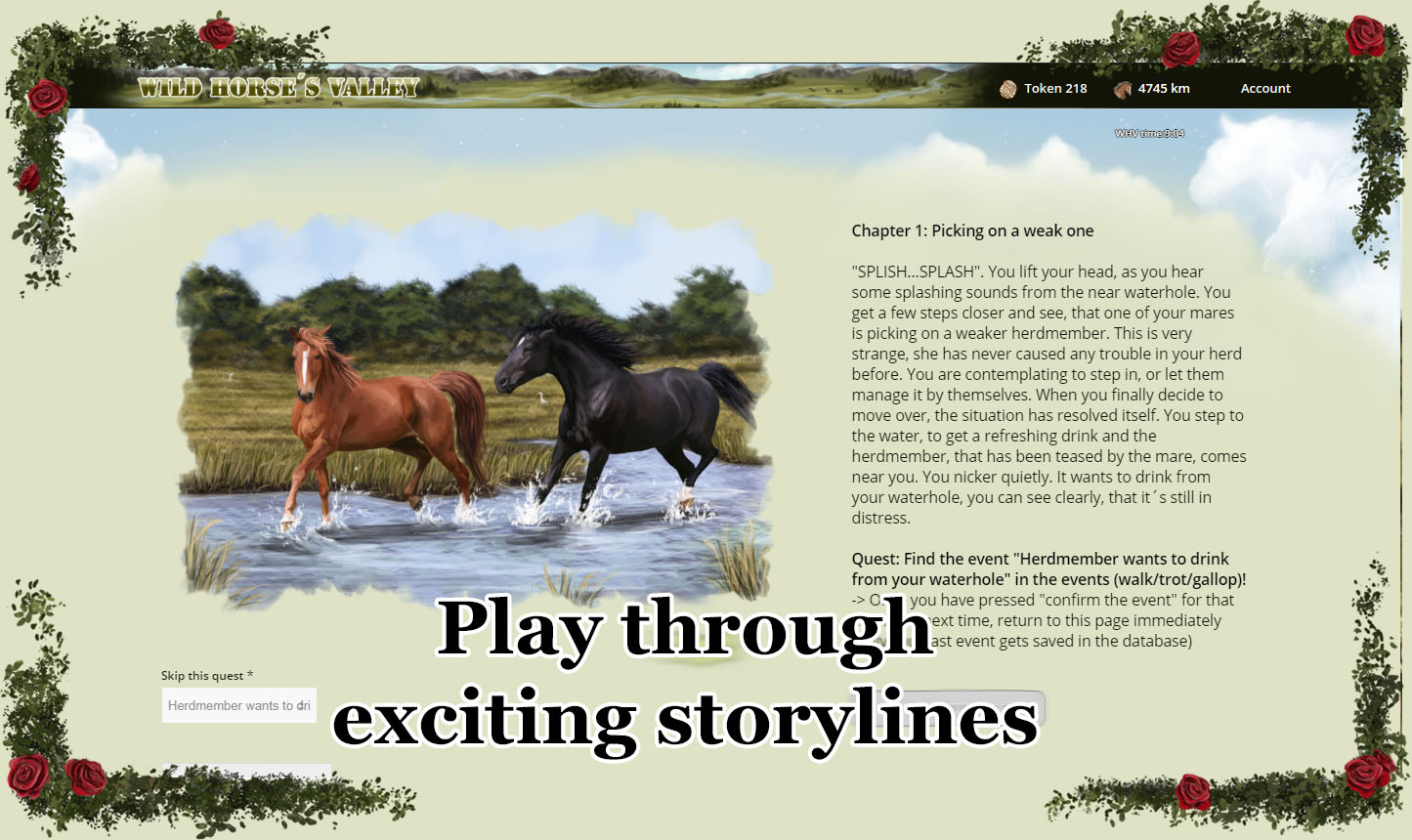 Wild Horse`s Valley © Freedom for horses