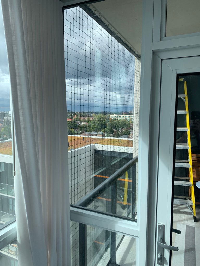Balcony Bird Netting Pigeon & Bird Netting Installation for