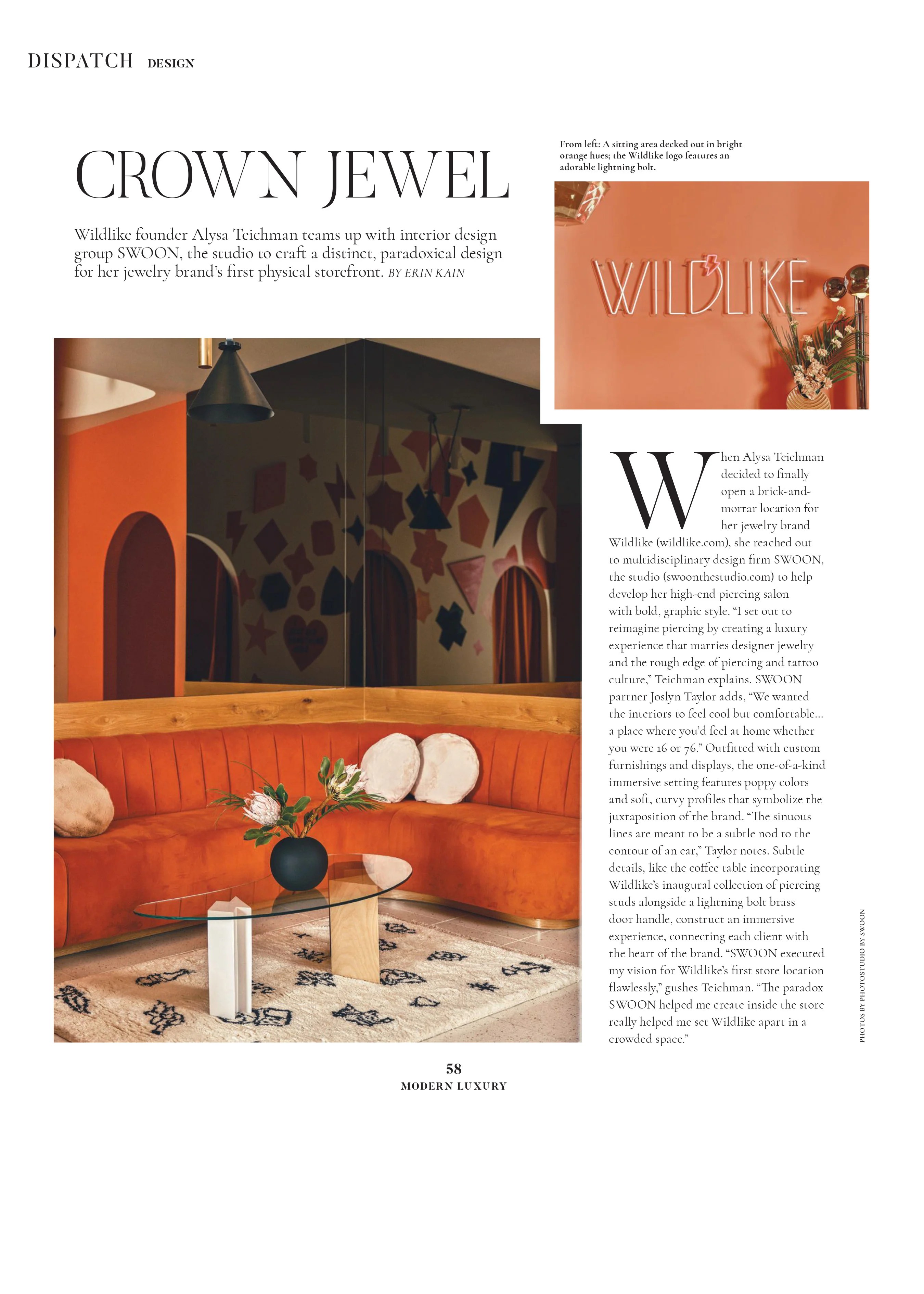 MODERN LUXURY DALLAS Wildlike