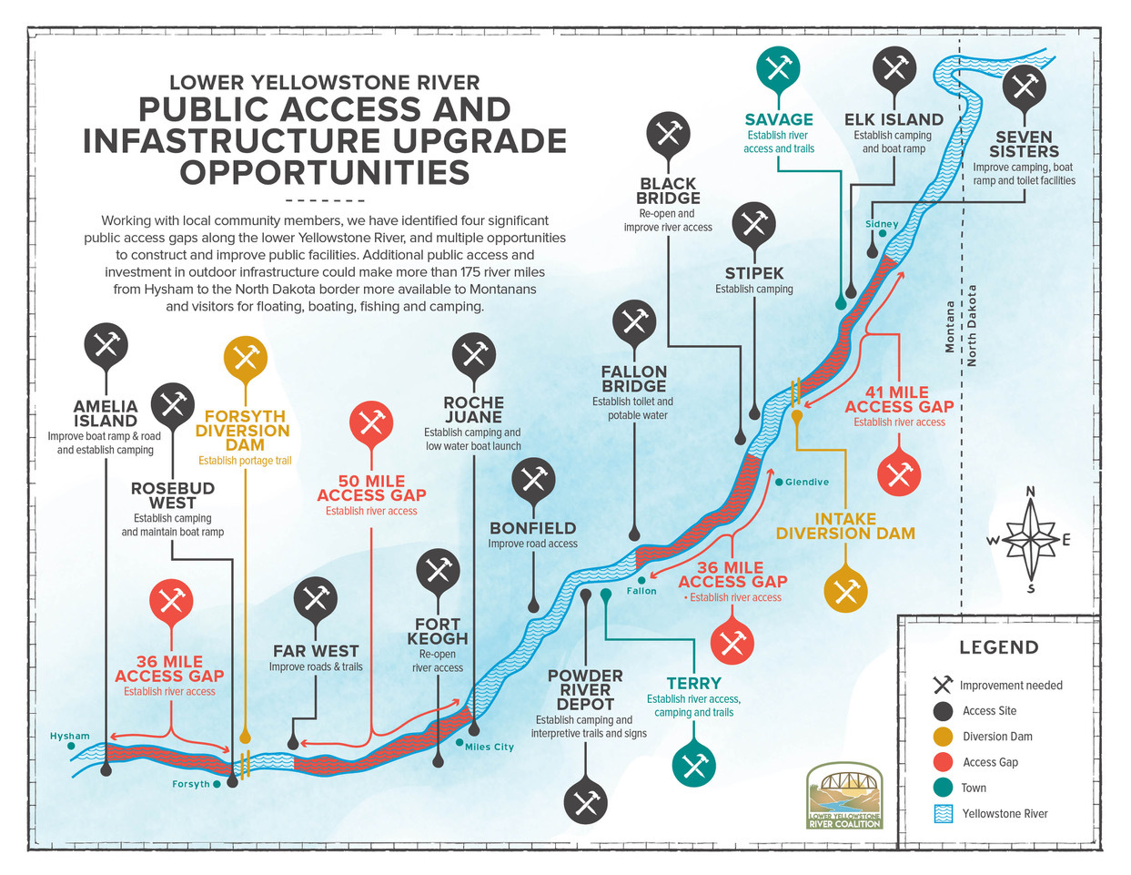 Yellowstone River Fishing Access Map A Bright Future For Public Lands On The Lower Yellowstone – Wild Montana