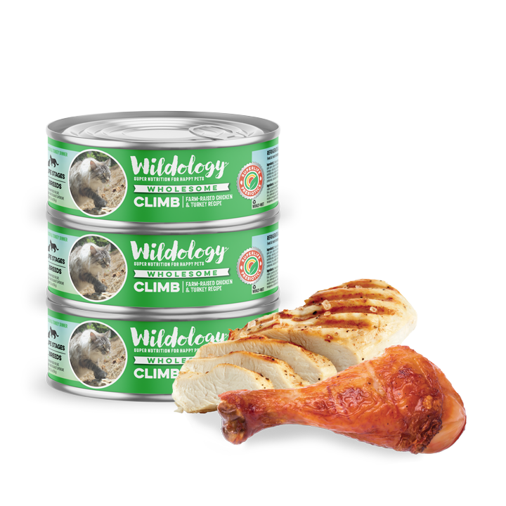 CLIMB Super Premium Canned Cat Food Wildology