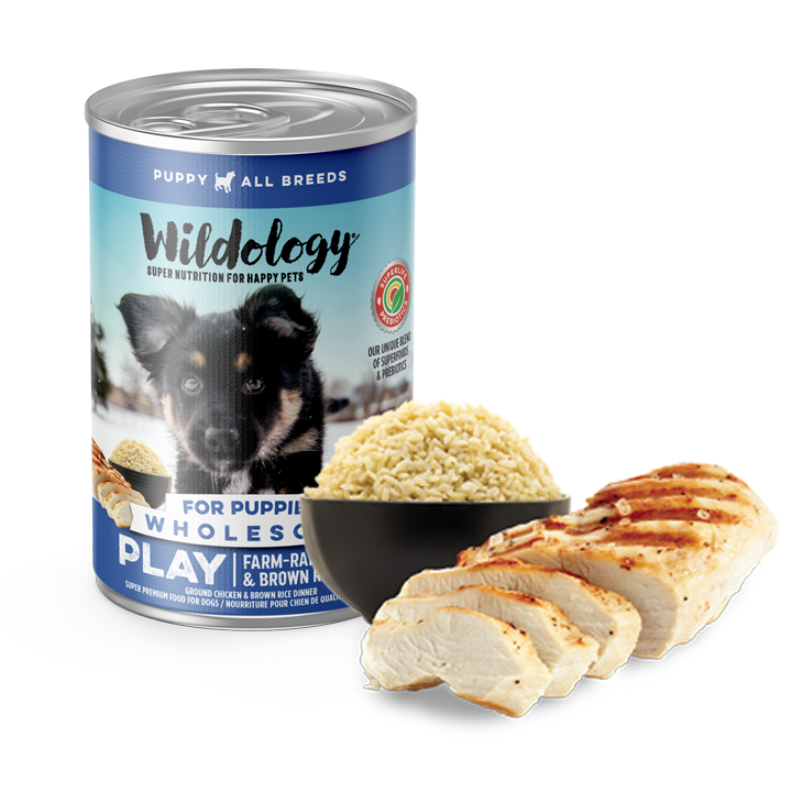 PLAY Super Premium Canned Puppy Food Wildology