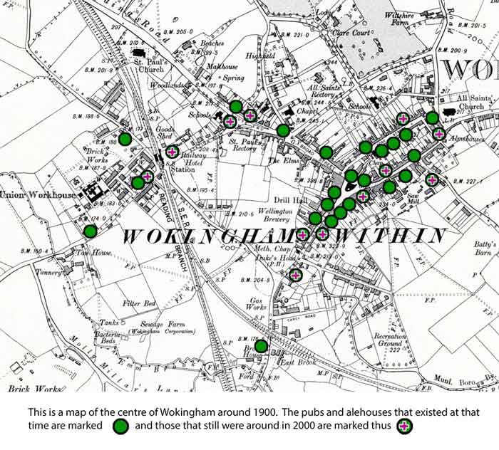 Froghall Drive history of Wokingham pubs