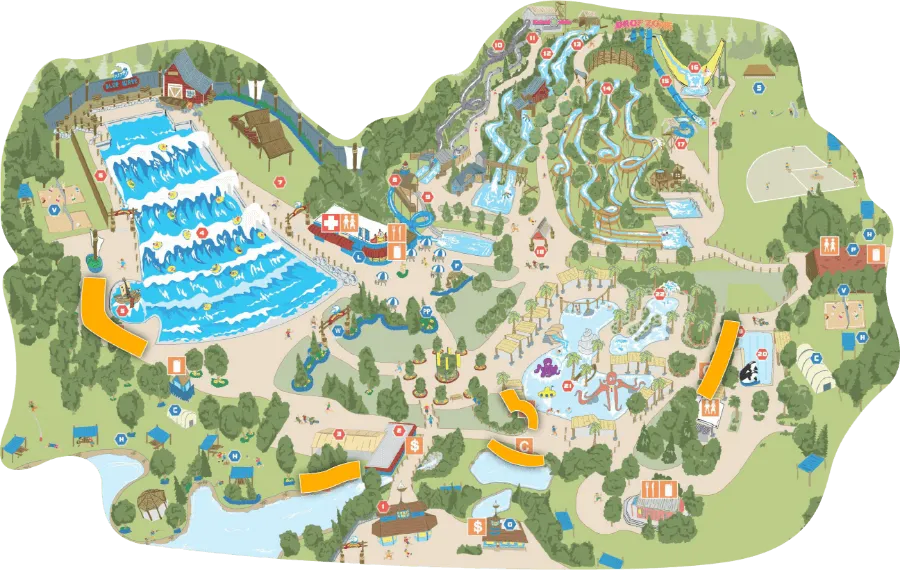 Amusement Park Wild Water Adventure Park