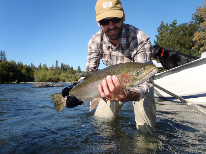 Rogue River gives Carl his first steelhead! Wild Waters Fly Fishing