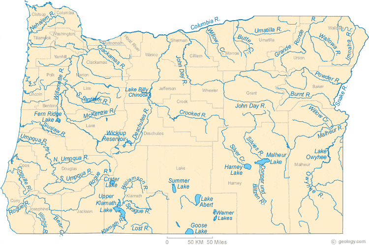 Oregon Water Rights Map The Waters Wild Waters Fly Fishing